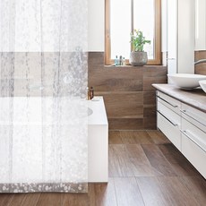 Saenghwalgongsik 3D浴簾, 1個, 透明色系