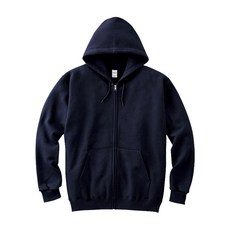 Basic Plus 寬鬆版型抓毛絨素色連帽拉鍊外套 BT-712