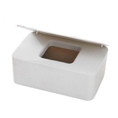 12라운드 물티슈케이스 소, 흰색, 1개