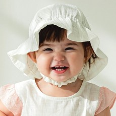 IAMBEBE 嬰幼兒用Irene楊柳紗漁夫帽