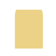 製造信封的人們 雙面方底牛皮紙袋 5開 100入, A4, 1個