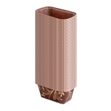 頂級設計胖胖迷你方形紙模, 棕色, 50個