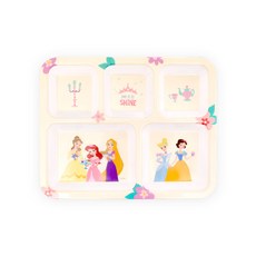 Colley 迪士尼5格方形餐盤, 單品, 公主款