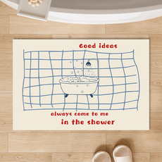 에스제이제인 두꺼운 미끄럼 방지 욕실 도어 발매트, TYPE 4