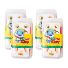 꼬마공룡 크앙만들기 클레이 4p, 빨강(토비), 50g, 4개