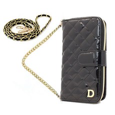 SMC GM 光面絎縫斜挎包錢包日記本手機殼手帶+長帶套裝