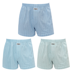 arnaldo bassini 男性透氣100%純棉針織四角褲3件組 ABMT651