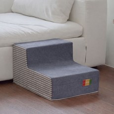 레드퍼피 반려동물 하드락 펫스텝, 그레이, 1개