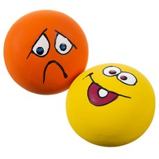 comet 小狗乳膠球套組, 橘色+黃色, 1組