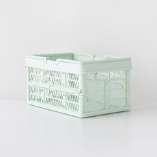 MARKET B 折疊式收納籃, One Tone Mint, 1個