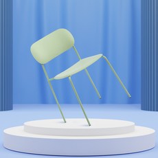 시라 식탁의자, 민트그린, 1개