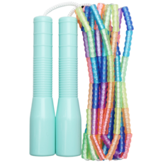 教授 兒童彩虹軟質串珠跳繩 (4~8歲), 薄荷, 1條