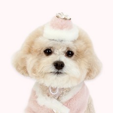 ITS DOG 寵物珍珠貝花髮帶, 1個, 粉紅色