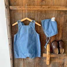 STARDOOR 孩童吊帶連身衣+綁帶帽