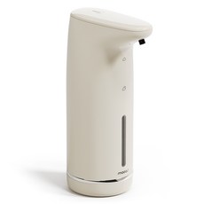 mooas 乳白色柔細泡沫自動洗手液給皂機, 米白色, 1個