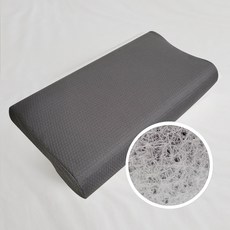 Danjam 清淨空氣網眼枕, 1個, 鬆餅炭灰