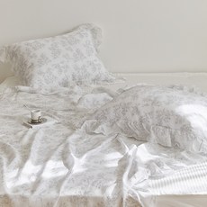 마틸라 냉감 풍기인견 여름산책 프릴 홑이불, 쉐이드문