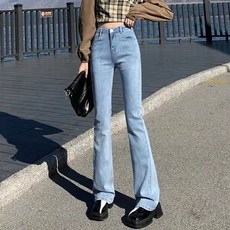 Bonaraon 女款彈力靴型牛仔褲