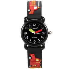 JNEW 孩童消防車造型手錶