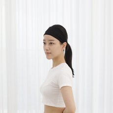 O2Medikal 寬版髮帶 CB-9883, 黑色, 1個