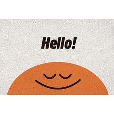 My Daily 可愛卡通微笑玄關臥室地墊地毯, B