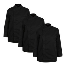 TEAM COOK Fabric斜領廚師服 TS 3-091 3件組