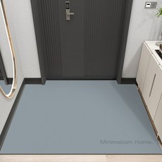 PEONIST PVC防滑皮革止滑腳踏墊, 1個, 藍色