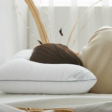 Bebe Deco 深層睡眠羽絨枕芯, 白色的