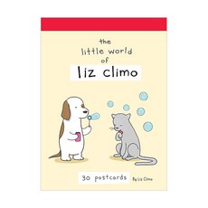 The Little World of Liz Climo Postcard Book, Chronicle Books, 英文, 新奇商品