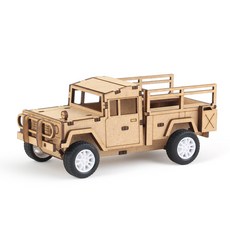Youngmodeler 英工房 DIY卡車木質拼裝模型 TM-578, 單色