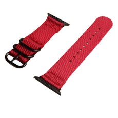 w9999 手錶 NATO 錶帶 42 44mm, 紅色