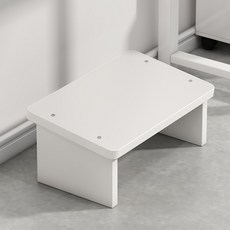 맙소샵 MDF 사선각도 가정 사무실 발받침대 HR2582, 화이트40