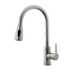 KOKIRI LIVING 單孔噴霧不鏽鋼廚房水龍頭 HQM-6001, 1個