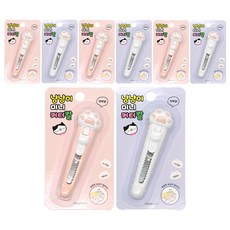 1500 2種貓迷你刀具 x 4套, 粉色, 白色, 1組