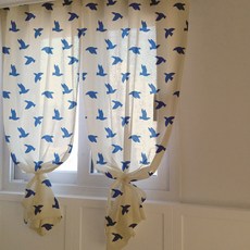 Bluebird 棉質窗簾 2入, 混色