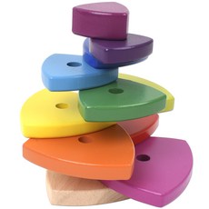 10層堆疊玩具河內塔 10入, 混色