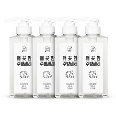 KKALKKEUMDAEJANG 洗碗精 檸檬香, 500ml, 4瓶