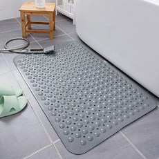 리앤베르 욕실 욕조 매트 38 x 70 cm, 그레이, 1개