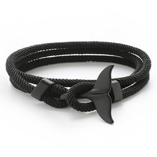 Peonist 繩結鯨魚尾巴手鍊