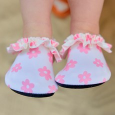 IAMBEBE 女童笑臉雛菊防滑水陸兩用鞋