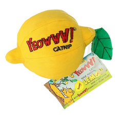 YEOWWW CATNIP 瘋狂貓 貓草填充玩具, 檸檬, 1個