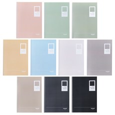 Tamsaa One Ring 簡約霧面彩色線圈衡線筆記本, 10本, 混合顏色