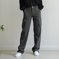 SUBI.JEANS 女款直筒工裝褲 SL5138 短版