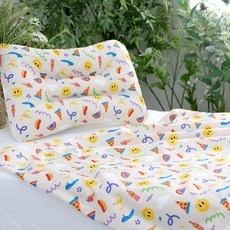 제이유니 극세사 블랭킷 + 베개 세트, 파티