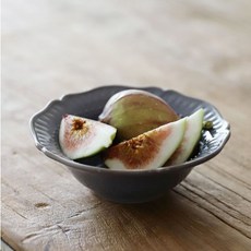 O 椅子可愛線條花盤甜品球 13.5cm 5p 套組, 灰色, 1套