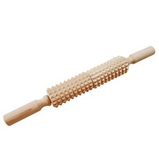 HINOKI ART 頂級扁柏2段式腹部按摩棒, 單一顏色, 1個