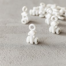 윈도우드레스 암막 특레일 롤러 3.6cm, 화이트, 10개