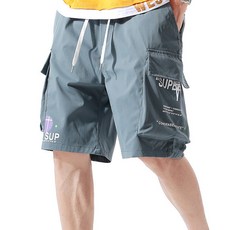 男款 Market A 工裝休閒短褲