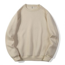 로우댓 남여공용 심플 오버핏 무지 기모 맨투맨