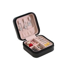 미니지퍼 악세사리보관함 블랙, 1개